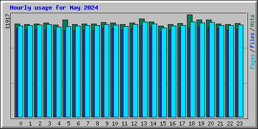 Hourly usage for May 2024